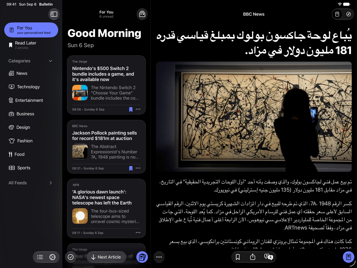 Bulletin iPad screenshot 6